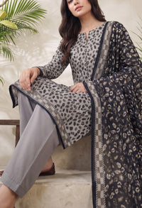 Jhalak Linen Unstitch 3 Pcs Winter D-14064