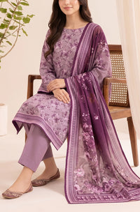 Jhalak Linen Unstitch 3 Pcs Winter D-14143
