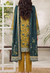 Jhalak Linen Unstitch 3 Pcs Winter D-14068
