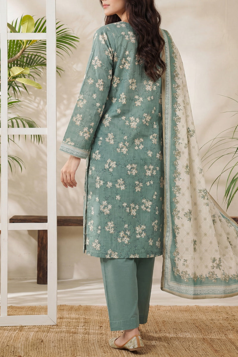 Daman Unstitch 3 Pcs Lawn D-865