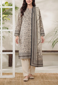 Jhalak Linen Unstitch 3 Pcs Winter D-14147