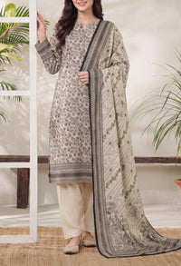 Jhalak Linen Unstitch 3 Pcs Winter D-14147