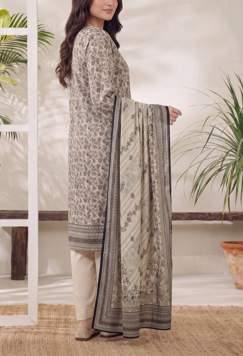 Jhalak Linen Unstitch 3 Pcs Winter D-14147