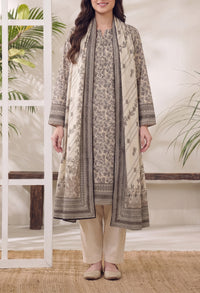 Jhalak Linen Unstitch 3 Pcs Winter D-14147