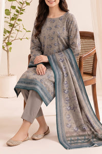 Jhalak Linen Unstitch 3 Pcs Winter D-14146