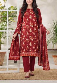 Jhalak Linen Unstitch 3 Pcs Winter D-14070