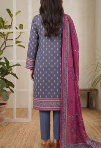 Jhalak Linen Unstitch 3 Pcs Winter D-14150
