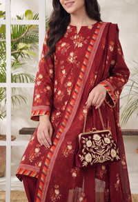 Jhalak Linen Unstitch 3 Pcs Winter D-14070