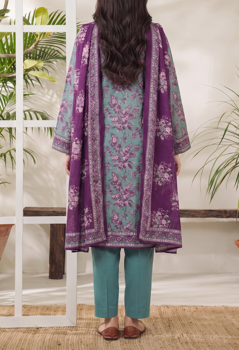 Jhalak Linen Unstitch 3 Pcs Winter D-14067