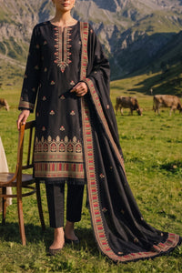 Miraas Unstitch Emb Khaddar D-691
