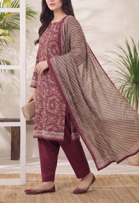 Jhalak Linen Unstitch 3 Pcs Winter D-14065