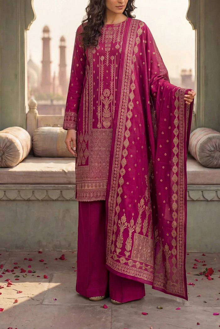 Roshan Jacquard Lawn D-497