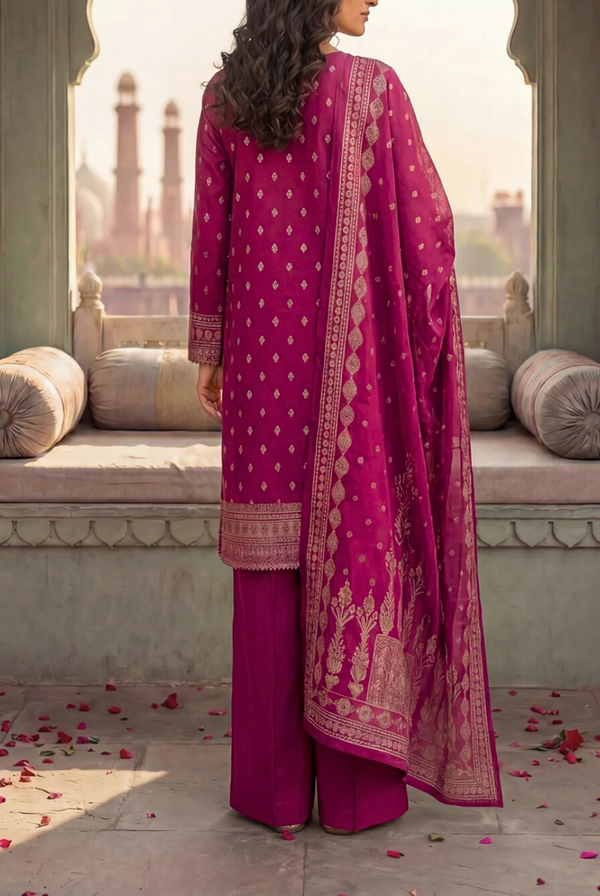 Roshan Jacquard Lawn D-497