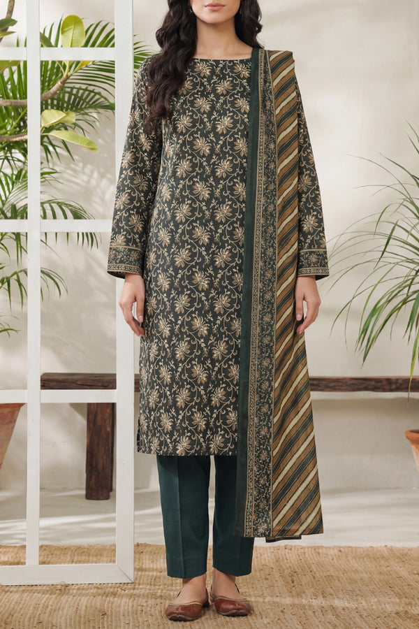 Daman Unstitch 3 Pcs Lawn D-880