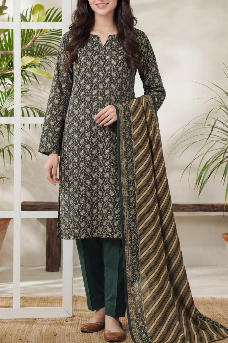 Daman Unstitch 3 Pcs Lawn D-880