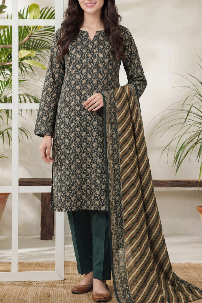 Daman Unstitch 3 Pcs Lawn D-880