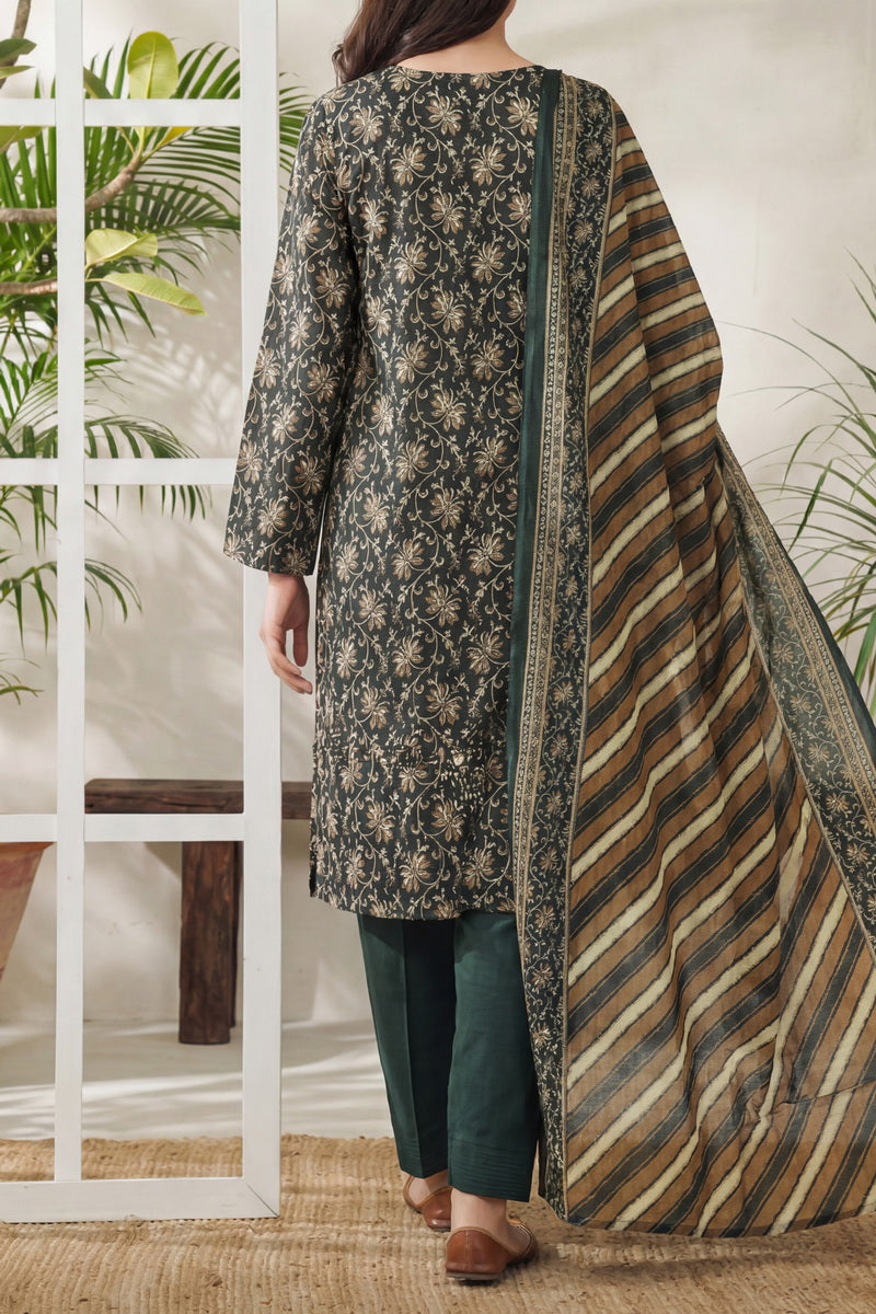Daman Unstitch 3 Pcs Lawn D-880