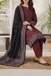 Shahkar Printed 3 Pcs Unstitch Khaddar D-1031