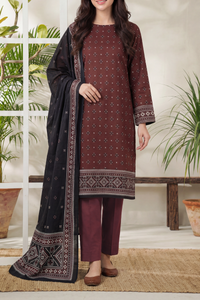 Shahkar Printed 3 Pcs Unstitch Khaddar D-1031