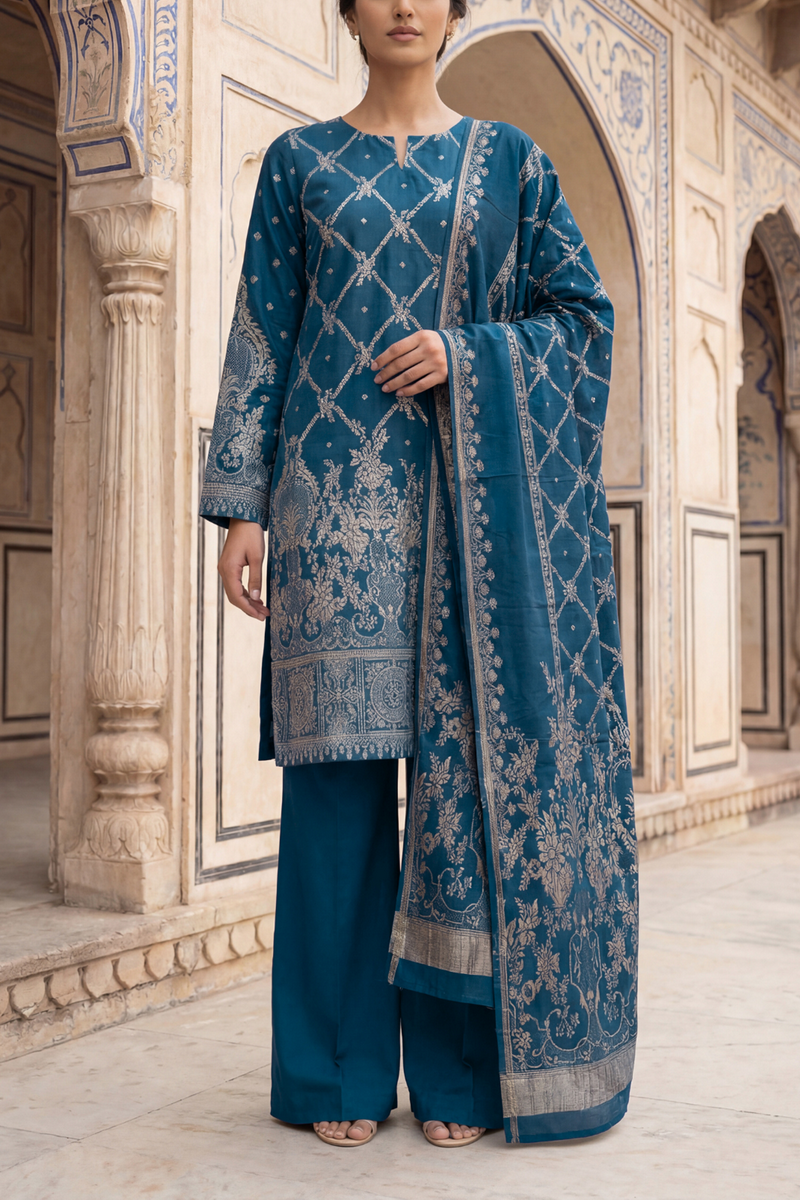 Roshan Jacquard Lawn D-493