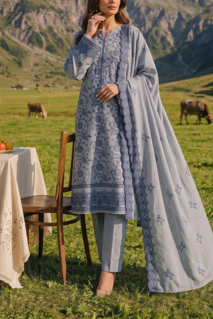 Miraas Unstitch Emb Khaddar D-688