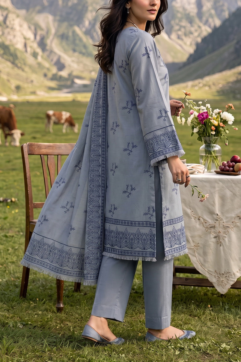 Miraas Unstitch Emb Khaddar D-688
