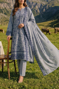 Miraas Unstitch Emb Khaddar D-688