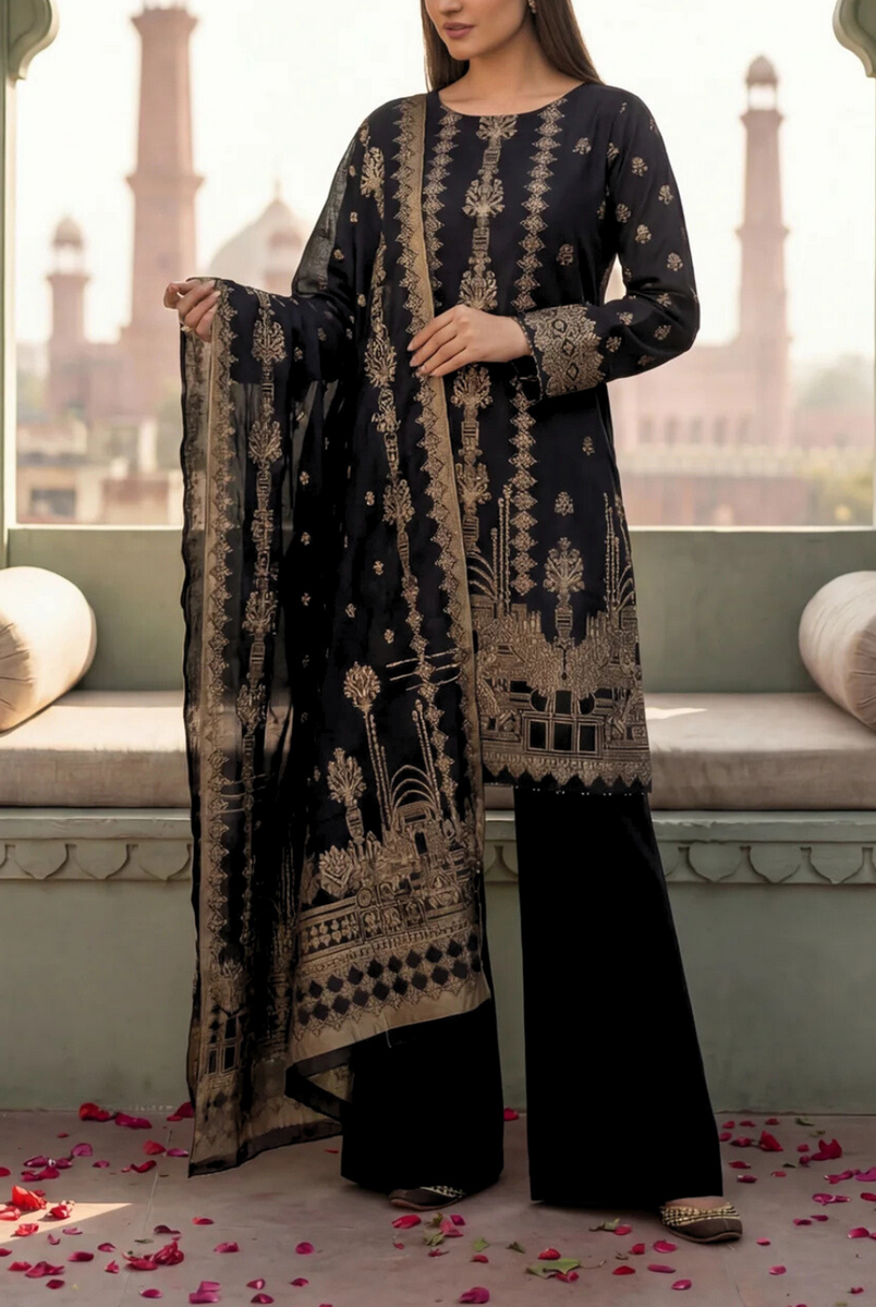 Roshan Jacquard Lawn D-495