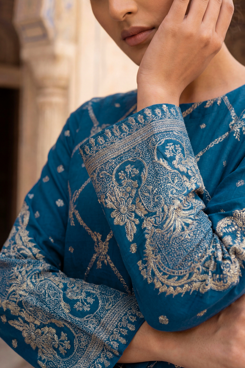 Roshan Jacquard Lawn D-493