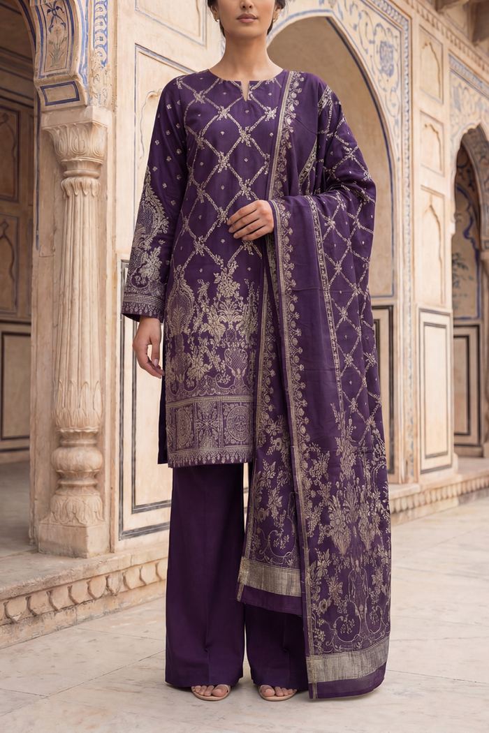 Roshan Jacquard Lawn D-494