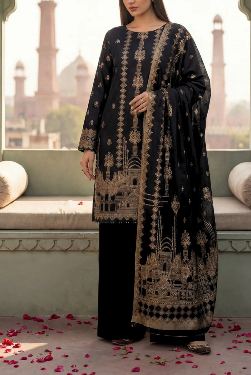 Roshan Jacquard Lawn D-495