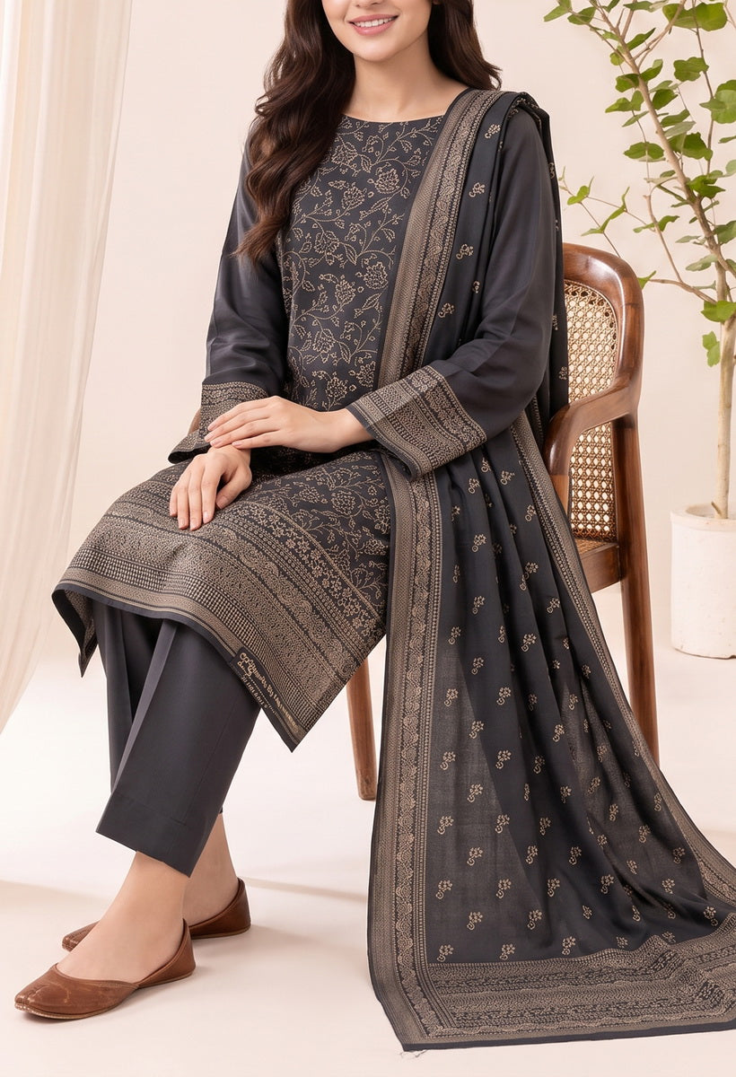 Pashmina Unstitch Winter D-312-C