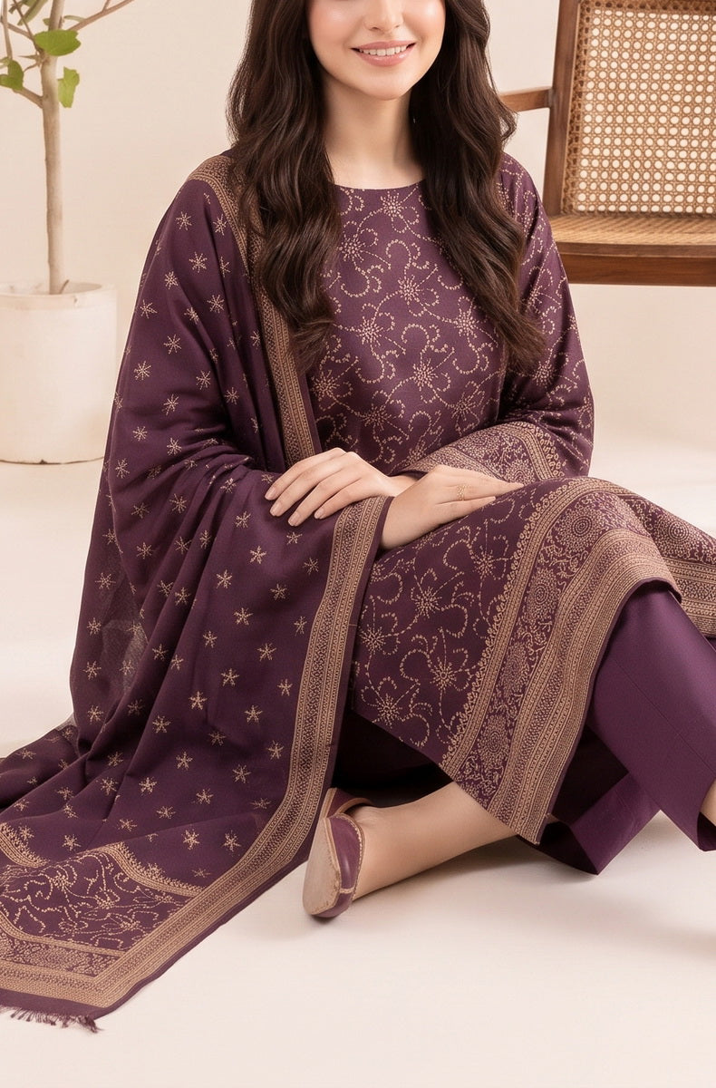 Pashmina Unstitch Winter D-314-B