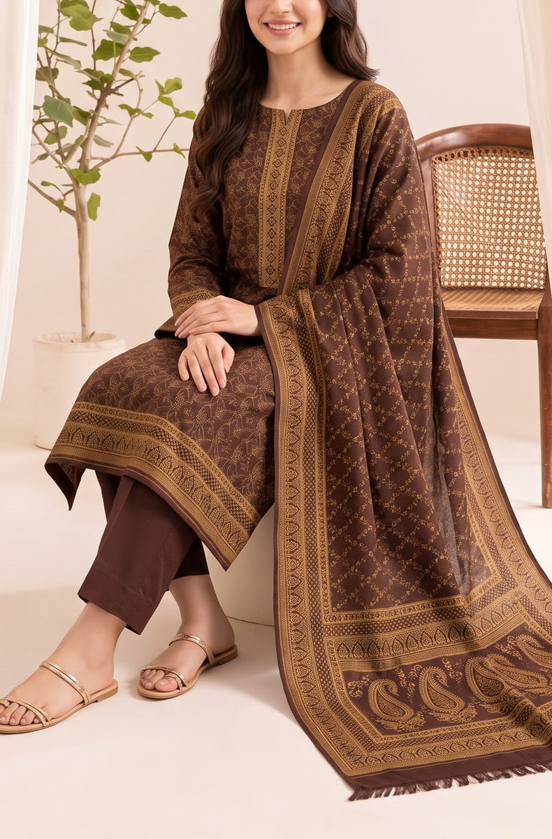 Pashmina Unstitch Winter D-316-B