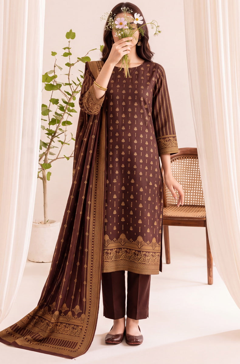 Pashmina Unstitch Winter D-319-B