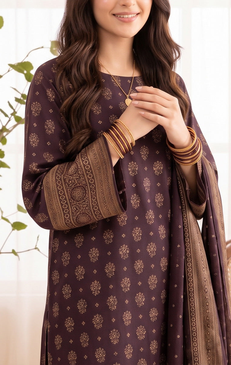 Pashmina Unstitch Winter D-320-B