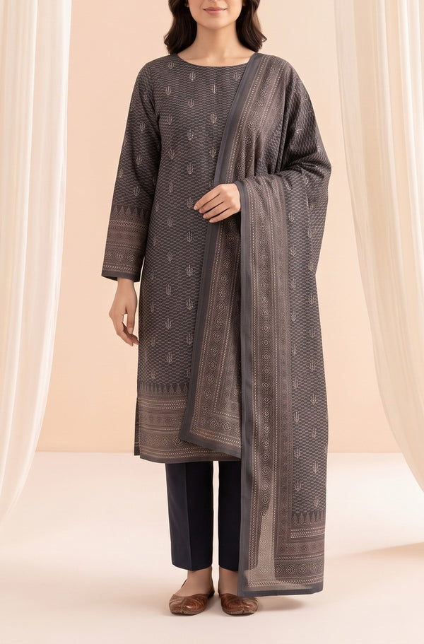 Pashmina Unstitch Winter D-322-B