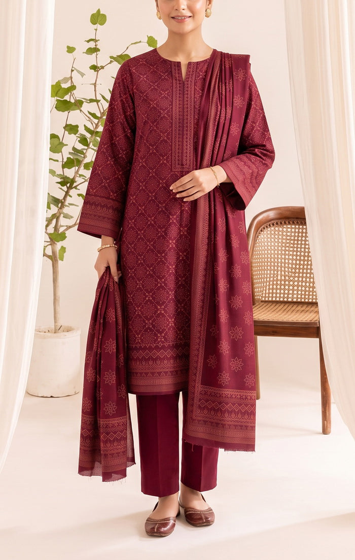 Pashmina Unstitch Winter D-323-B