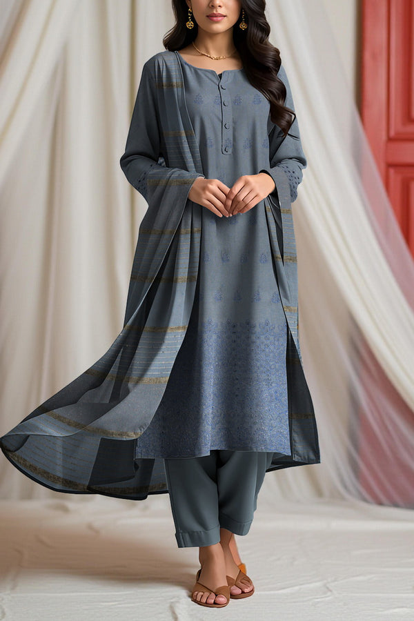 Nayab Peach Emb D-453