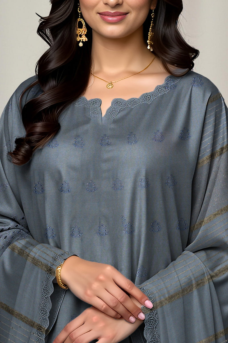 Nayab Peach Emb D-453