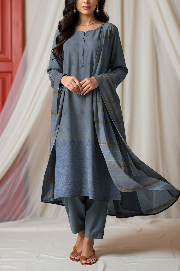 Nayab Peach Emb D-453