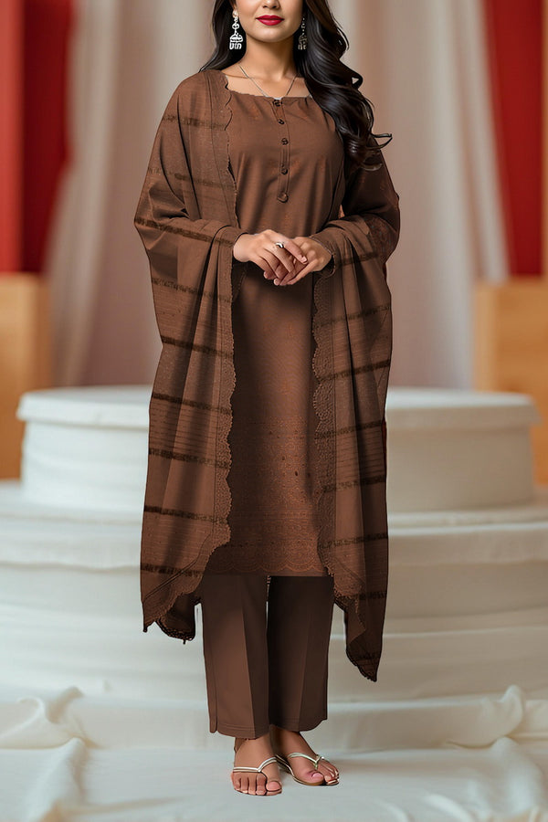 Nayab Peach Emb D-455