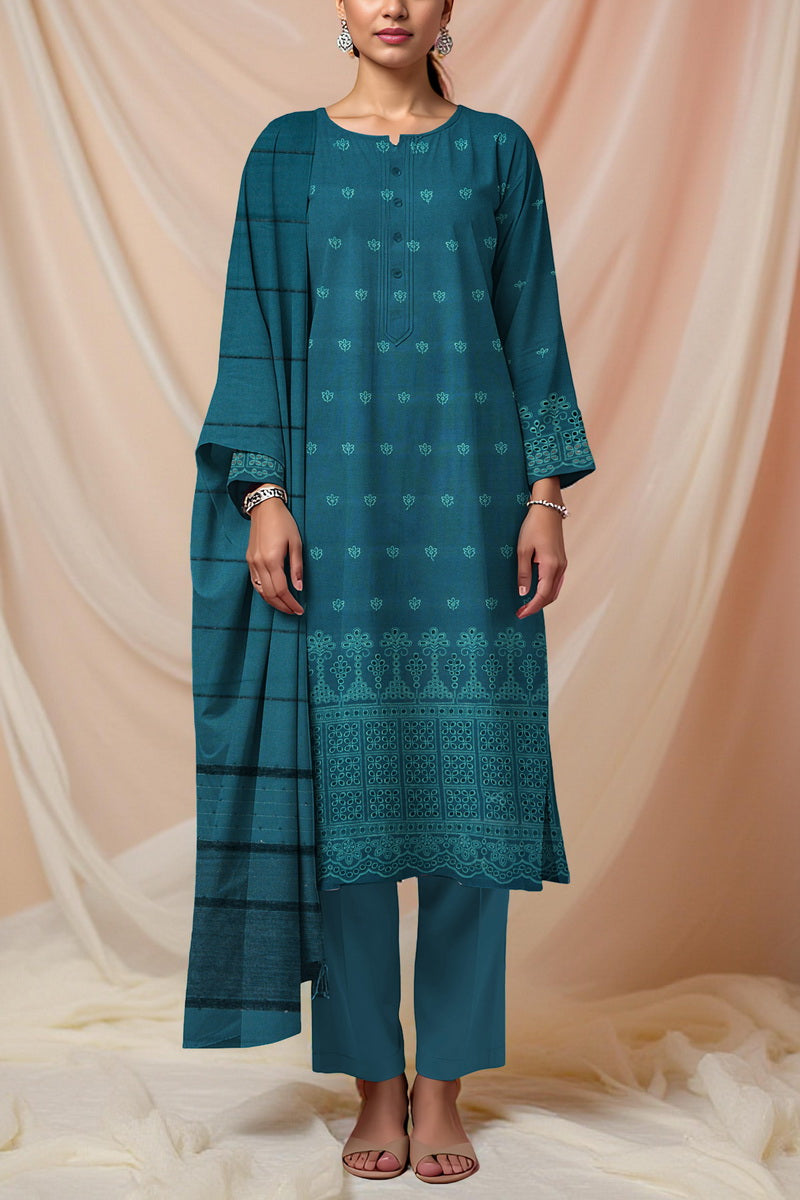 Nayab Peach Emb D-457