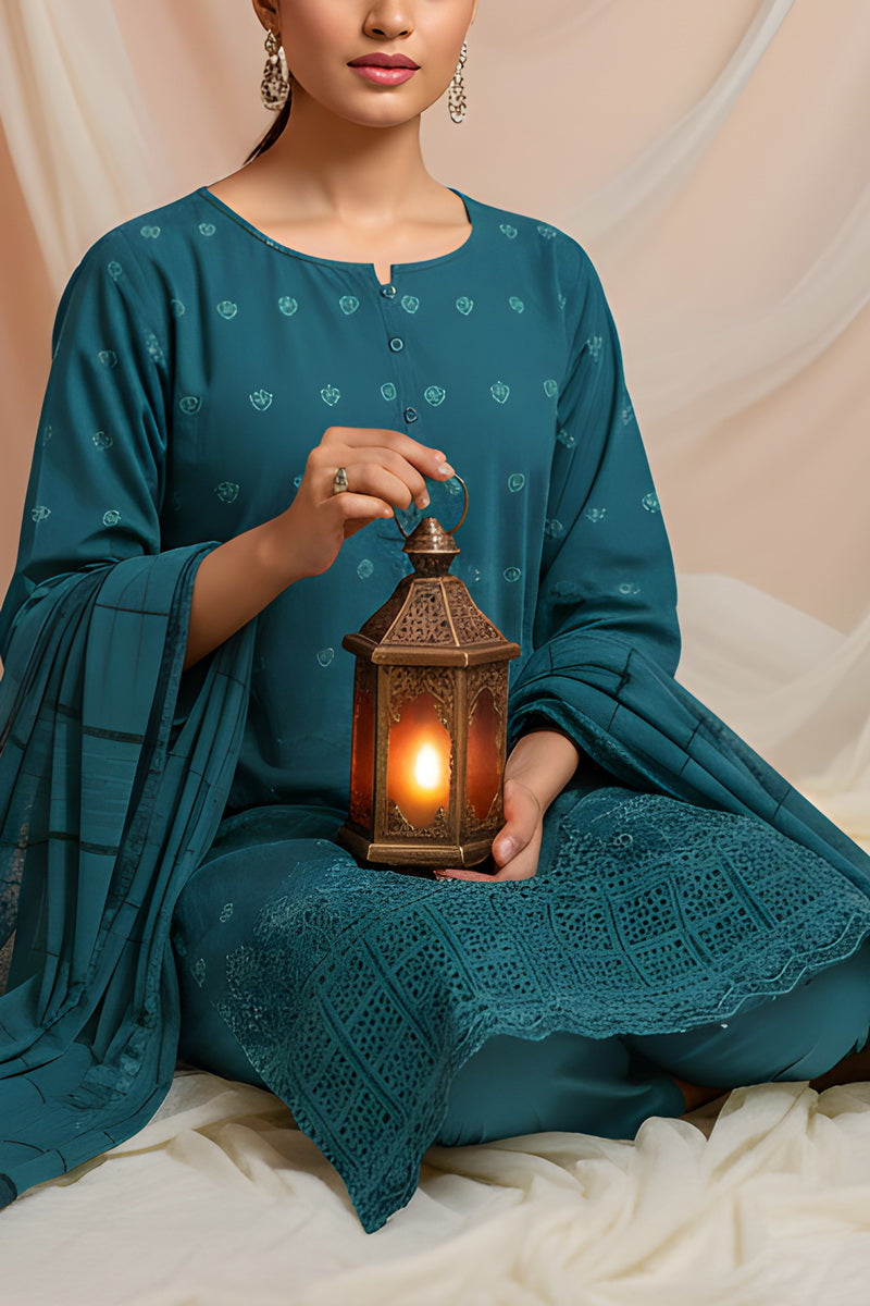 Nayab Peach Emb D-457