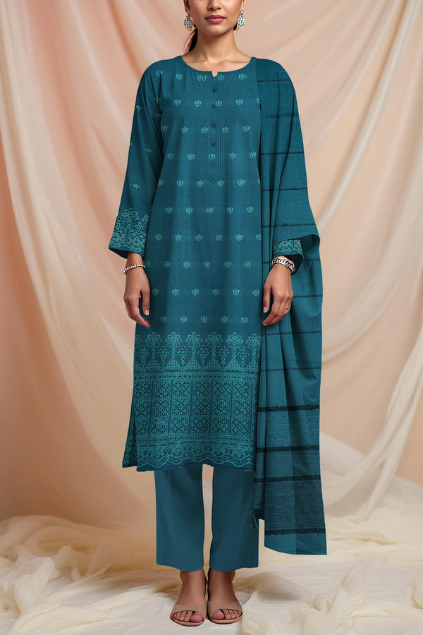 Nayab Peach Emb D-457