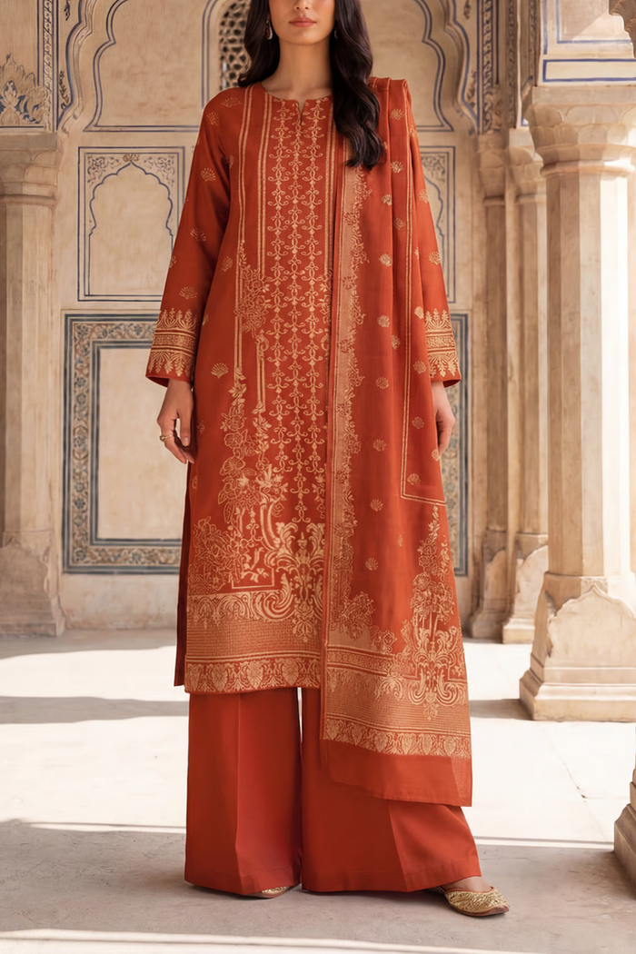 Roshan Jacquard Lawn D-489