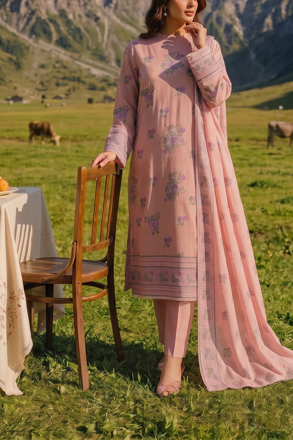 Miraas Unstitch Emb Khaddar D-692
