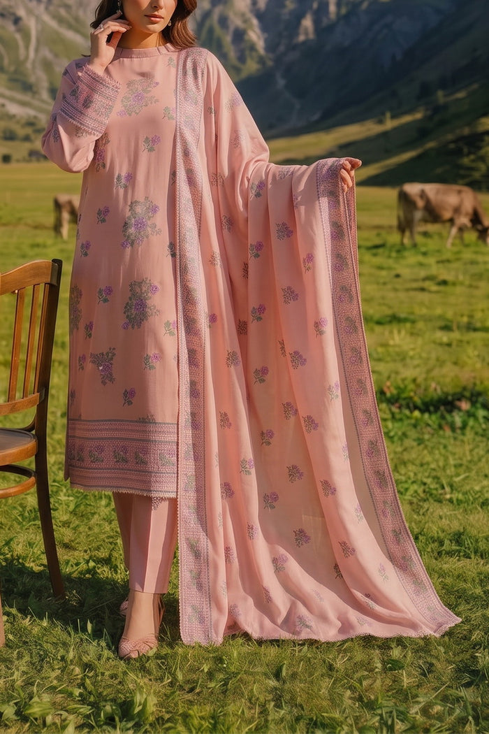 Miraas Unstitch Emb Khaddar D-692