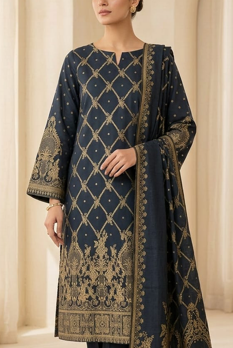 Roshan Jacquard Lawn D-518