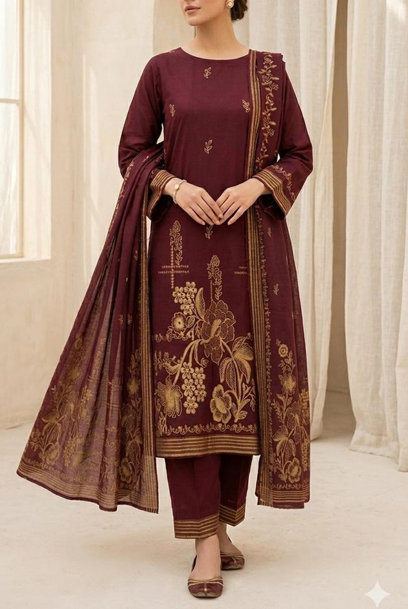 Roshan Jacquard Lawn D-519